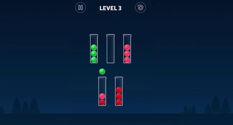 Ball Sort Puzzle Color Tubes - Game screenshot