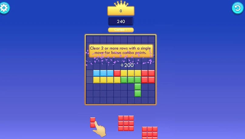 Block Color Puzzle Blast Combo - Game screenshot