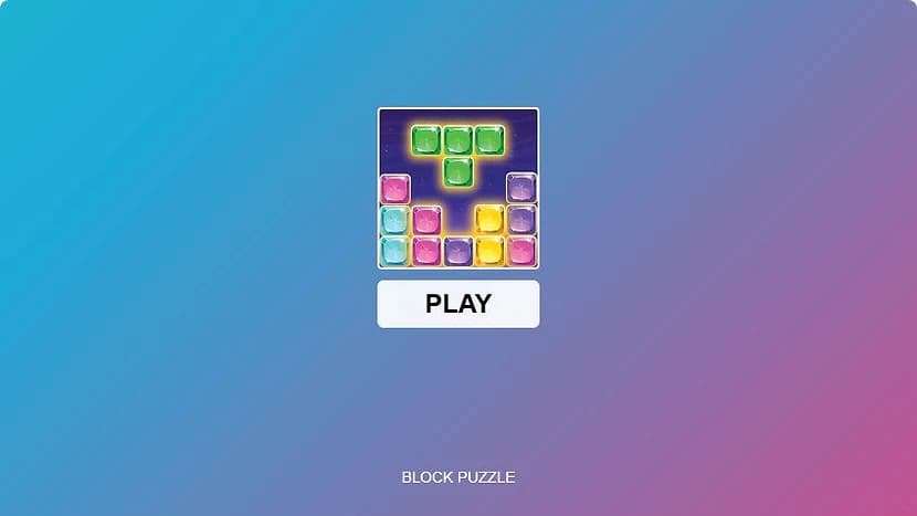 Block Puzzle Classic Gameplay - Game screenshot