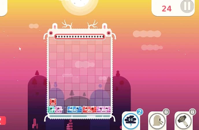 Blocky Rush Colorful Blocks - Game screenshot