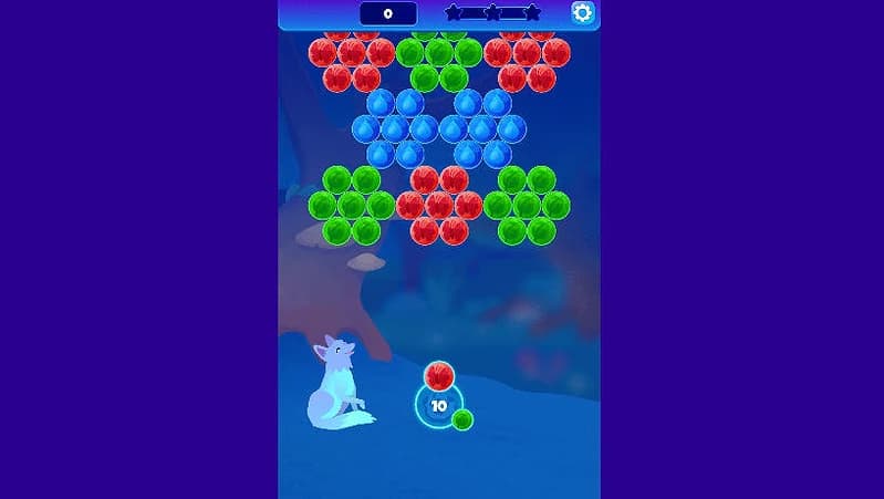 Bubble Mania Shooter Level Gameplay - Game screenshot