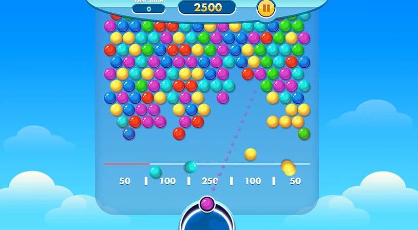 Bubble Shooter Arcade Power Ups - Game screenshot