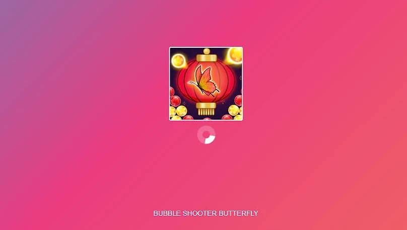 Bubble Shooter Butterfly Colorful Gameplay - Game screenshot