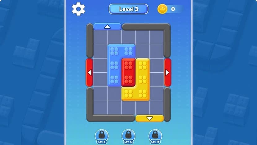 Color Block Jam Puzzle Board - Game screenshot