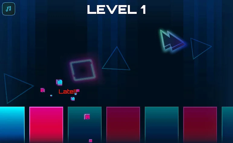 Color Rhythm Rhythm Action - Game screenshot