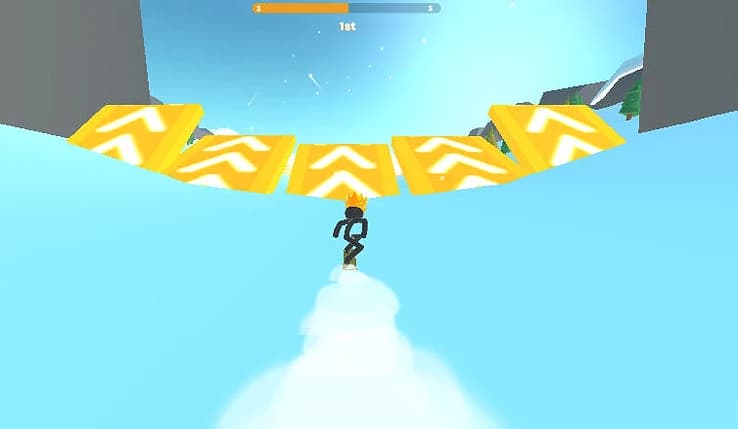 Icy Dash Ice Platform Running - Game screenshot