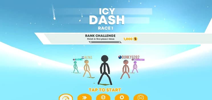 Icy Dash Winter Scene - Game screenshot