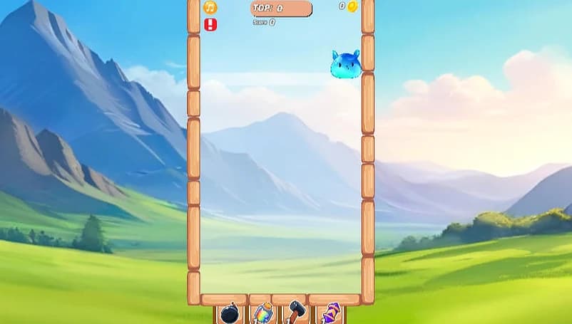 Jeli2d Jelly Blocks Gameplay - Game screenshot