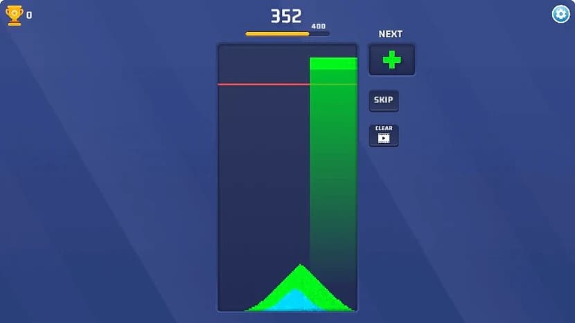 Sandtrix Line Clear Effect - Game screenshot