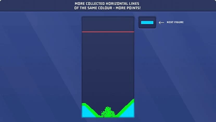 Sandtrix Tetris Blocks Falling - Game screenshot