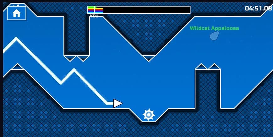 Space Waves Obstacles - Game screenshot