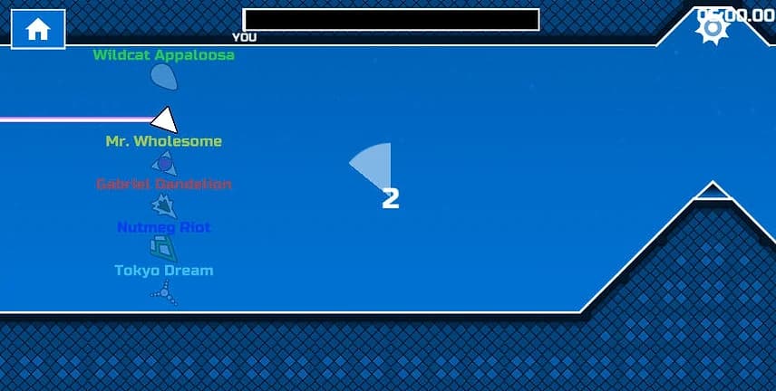 Space Waves Tight Angles - Game screenshot