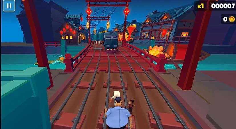 Subway Surfers Snake Chinese New Year - Game screenshot