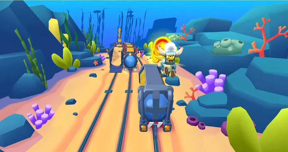 Subway Surfers Underwater Marine Life - Game screenshot