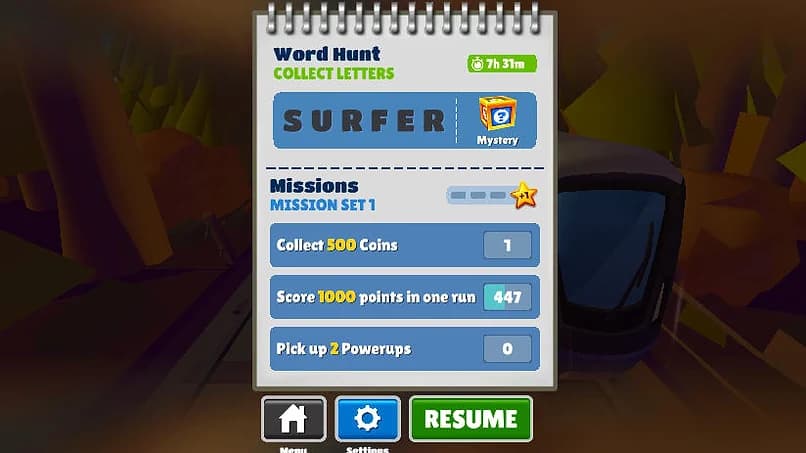 Subway Surfers Vancouver Winter Scene - Game screenshot