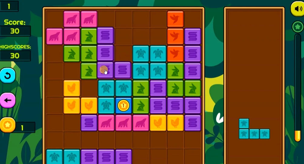 Forest Tiles Relaxing Gameplay Forest Tiles Relaxing Gameplay - Game screenshot