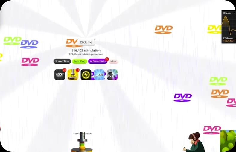 Stimulation Clicker Gameplay Stimulation Clicker Gameplay - Game screenshot