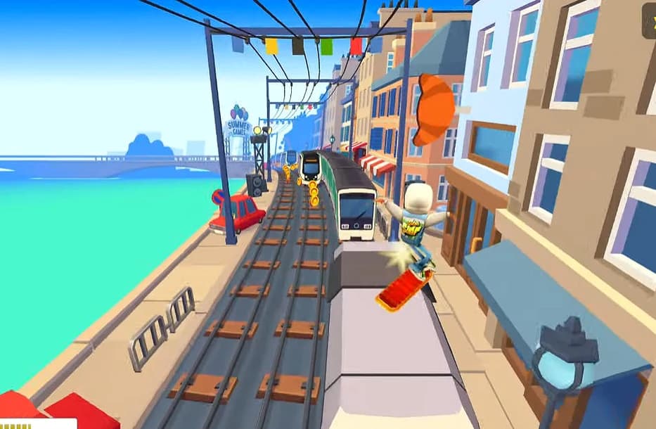Subway Surfers Paris Eiffel Tower Subway Surfers Paris Eiffel Tower - Game screenshot