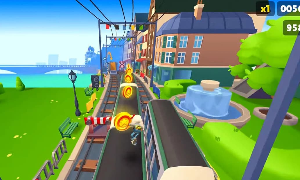 Subway Surfers Paris French Streets Subway Surfers Paris French Streets - Game screenshot