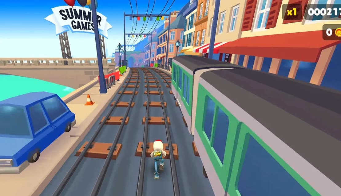 Subway Surfers Paris Olympic Running Subway Surfers Paris Olympic Running - Game screenshot