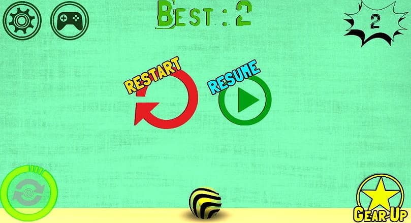 Swipe Ball Control Gameplay Swipe Ball Control Gameplay - Game screenshot